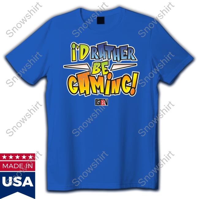 I'd Rather Be Gaming Long Sleeve Tee