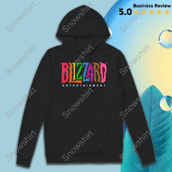 Official Blizzard Merch Blizzard Entertainment Pride Logo T Shirt
