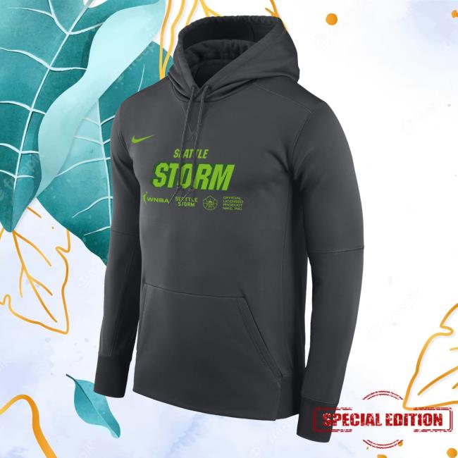 Official Seattle Storm Merch Store Seattle Storm Original Therma Hoodie