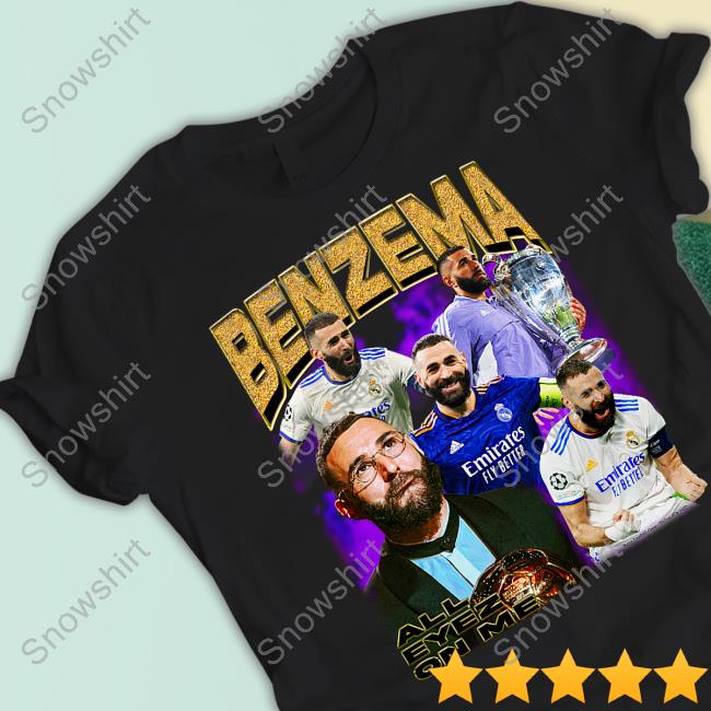 Karim Benzema Ballon D’Or Limited Edition TShirts
