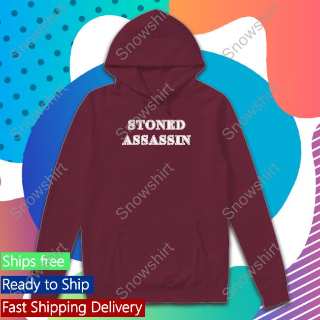 Official Stoned Assassin Black T-Shirt Original Stoned Assassin Long Sleeve Tee