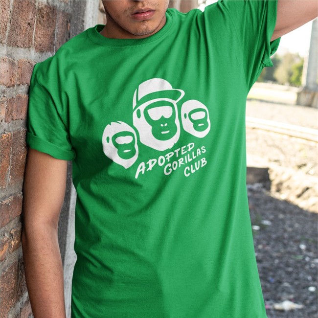 Adopted Gorillas Club Tee Shirt Adopted Gorillas Club Merch