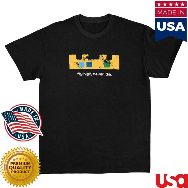 Technoblade Fly High, Never Die Tees (Black)