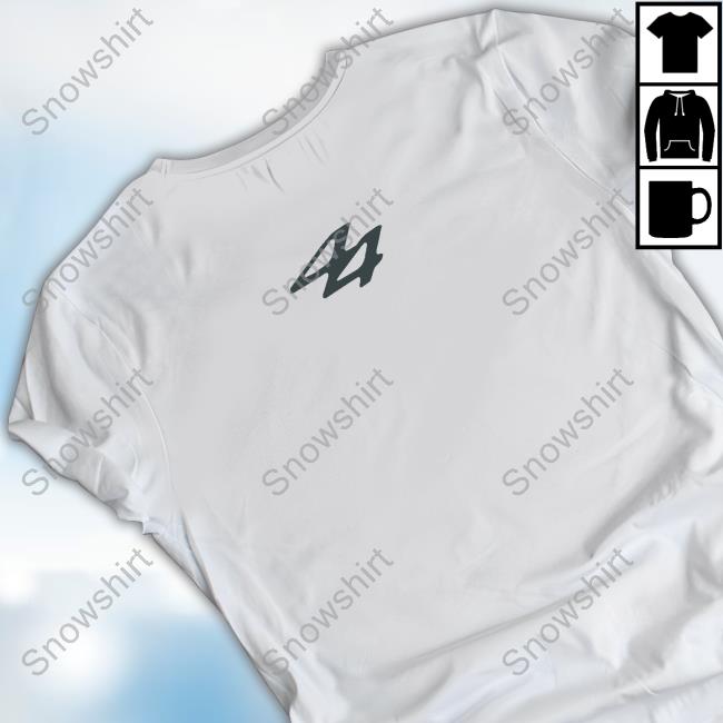 Official Plus44 Lewis Hamilton Signature #4 Tee Shirt Official Plus44 Merch Hamilton Signature #4 Shirts