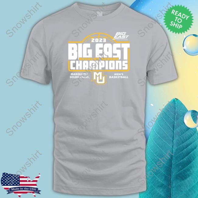 2023 Big East Champions Hoodie Official 2023 Big East Champions Tank Top SpiritShop Marquette