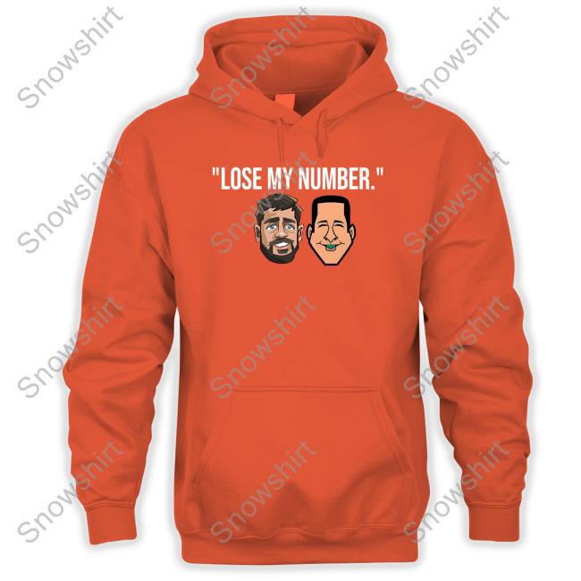 Adam Schefter And Aaron Rodgers Lose My Number Shirt Gaming Society