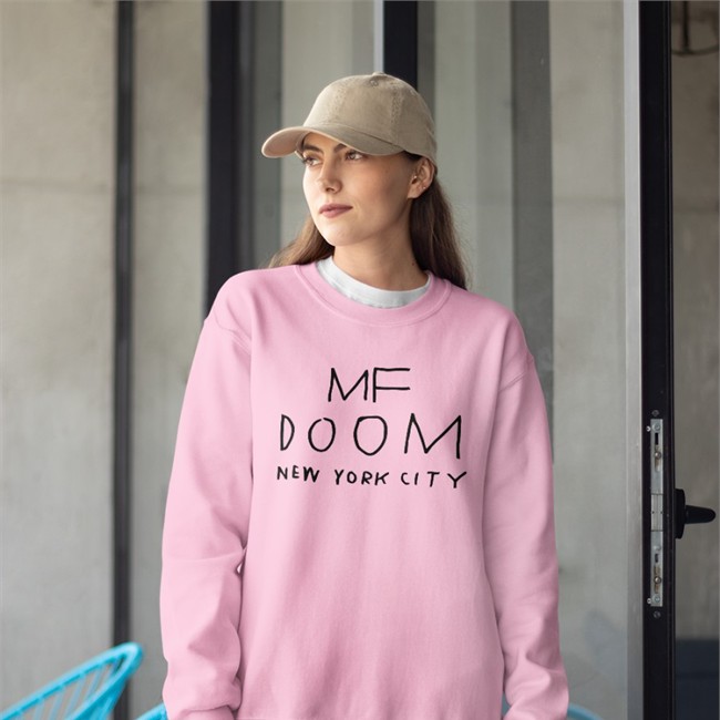 Gasdrawls Merch Mf Doom New York City Pass The L Sweatshirt