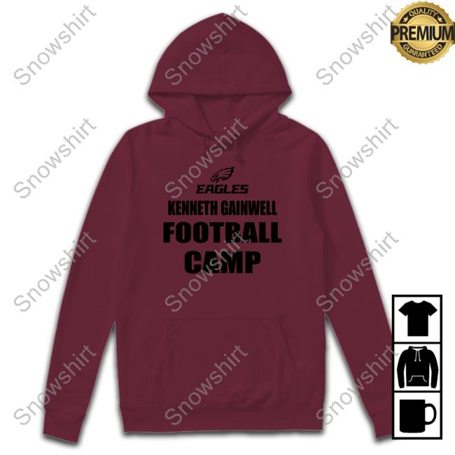 Nick Sirianni Eagles Kenneth Gainwell Football Camp Hooded Sweatshirt Eagles Kenneth Gainwell Football Camp Hooded Sweatshirt