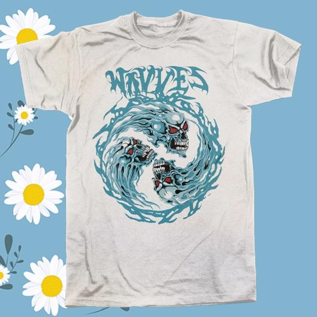 Official Hello Merch Wavves Flame Skull Top Shirt HelloMerch