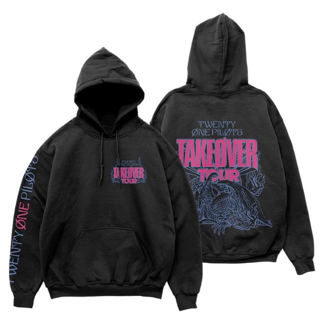 Official 21 Pilots Apparel Clothing Store Merch Twenty One Pilots Takeover Tour Hoody TwentyOnePilots 21Pilots Shop
