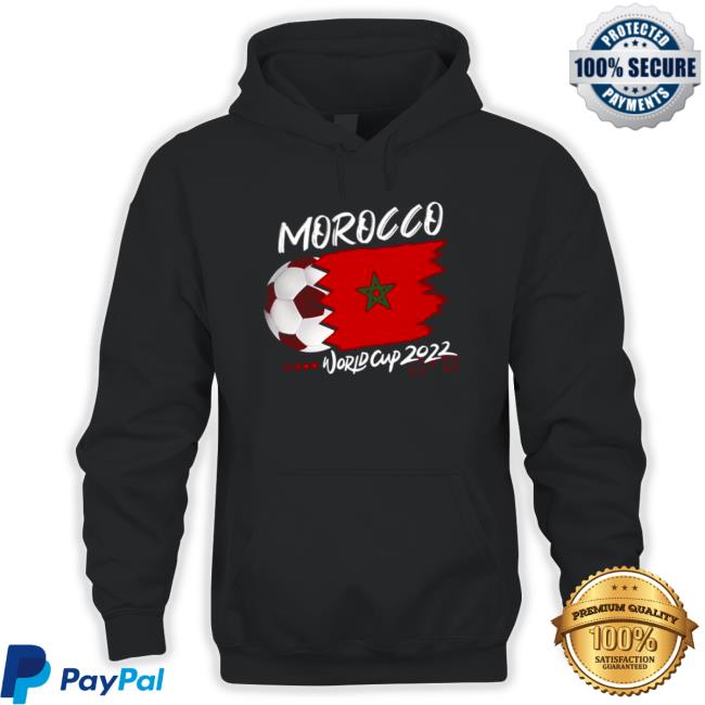Official Morocco World Cup 2022 Football Sweatshirt Official Morocco World Cup 2022 Football Long Sleeve Tee