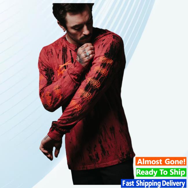 Official Spiritbox Merch Death Metal Marble Wash Tie Dye Long-Sleeve Official Spiritbox Merch Death Metal Marble Wash Tie Dye Long Sleeve Tees