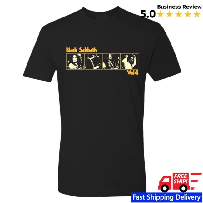 Black Sadbath Vol 4 Film Strip Black Shirt