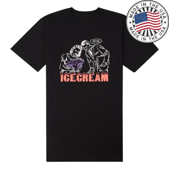 Official Ice Cream Capsule Nyc Icecream She Has Your Eyes Shirt New Black