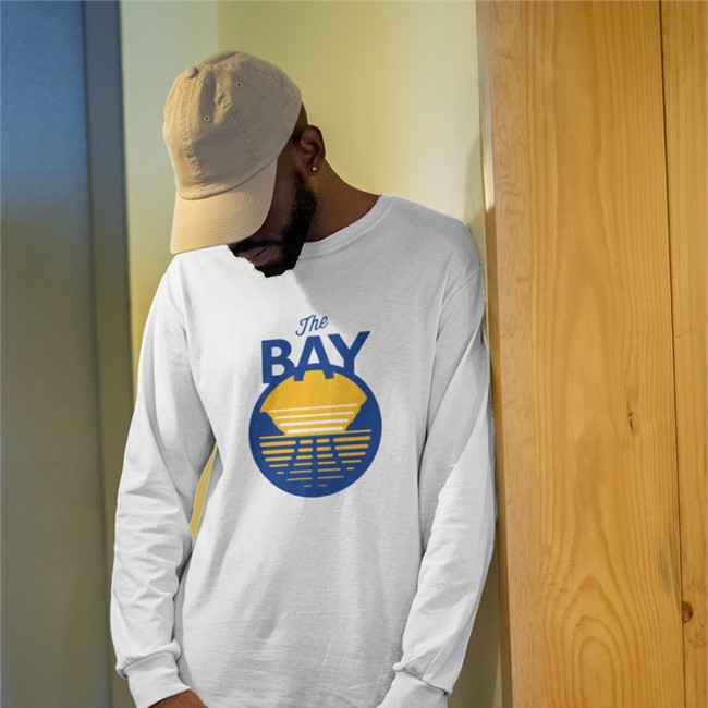Golden State Warriors Fanatics Branded The Bay Long Sleeve Tee Eric Musselman