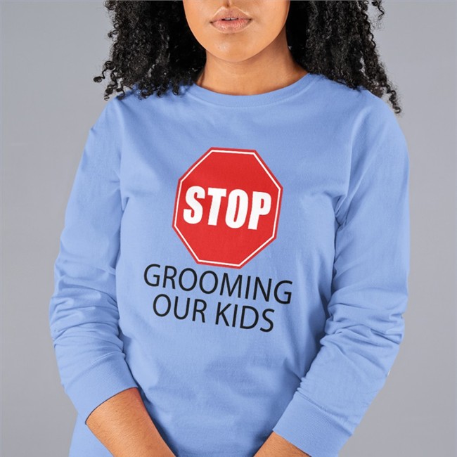 Libs Of Tiktok Merch Stop Grooming Our Kids Hoodie Alejandra Caraballo