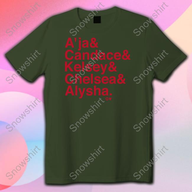 Las Vegas A'ja & Candace & Kelsey & Chelsea & Alysha T Shirt A'ja & Candace & Kelsey & Chelsea & Alysha Shirt Black