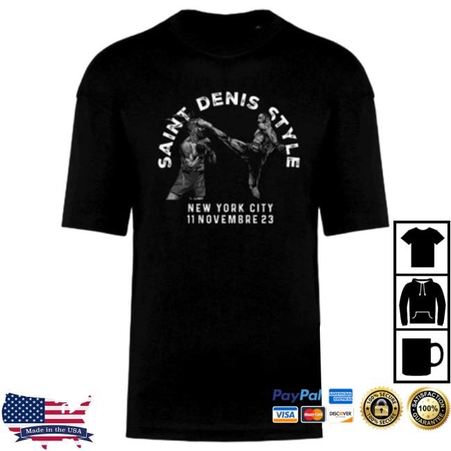 Official T Shirt Noir New York "La Guerre Avant L'armistice"