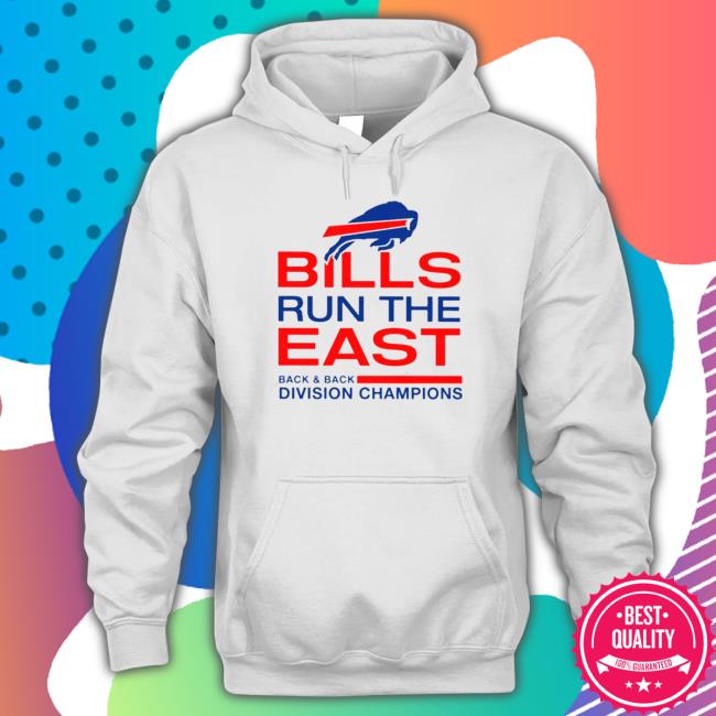 Official Bills Run The East Back & Back Division Champions Long Sleeve Tee Shirt