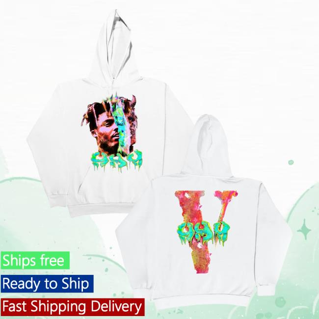 Official Merch Bar 999 Club Store Juice WRLD Fighting Demons Vlone 999 Crewneck Sweatshirt White MerchBar JuiceWRLD 999Club Apparel Clothing Shop