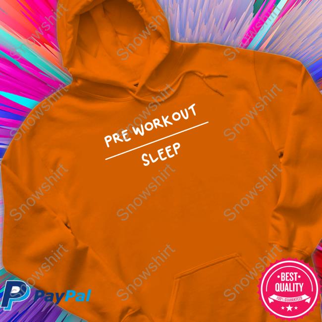 Robert Oberst Pre Workout Sleep Hooded Sweatshirt