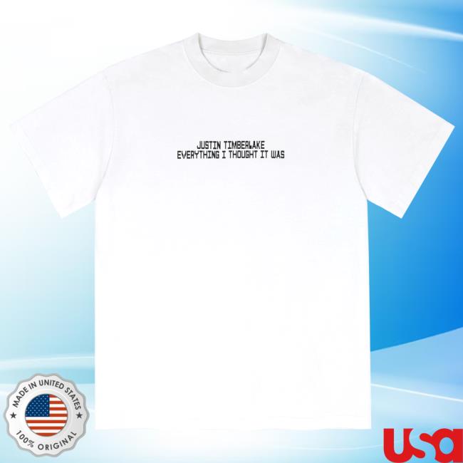 Official Justin Timberlake Merch Shop EITIW JT Tee