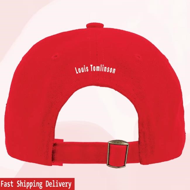 Official Louis Tomlinson Merch Store Shop Lemonade Red Dad Hat LouisTomlinson