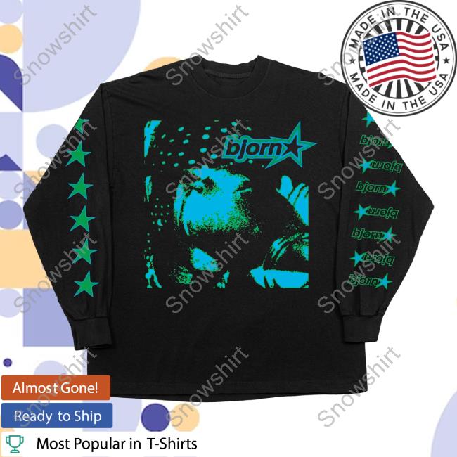 Official Smino Zero Fatigue Merch Bjorn Crew neck Sweatshirt Black Zerofatigue