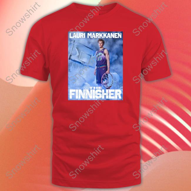 Official Lauri Markkanen The Finnisher Tee Official Lauri Markkanen The Finnisher Hoodie