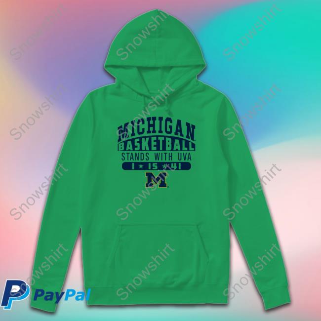 Michigan Basketball Stands With Uva Chandler Davis Jr Perry Shirt Alejandro Zuniga Michigan Basketball Stands With Uva Hoodie Alejandro Zuniga