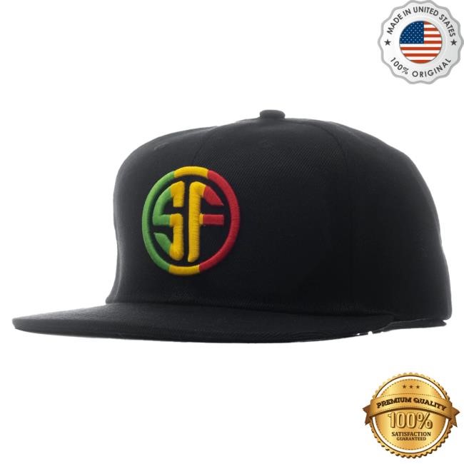 Stick Figure Red Gold Green SF Hat Stick Figure Merch Store Official