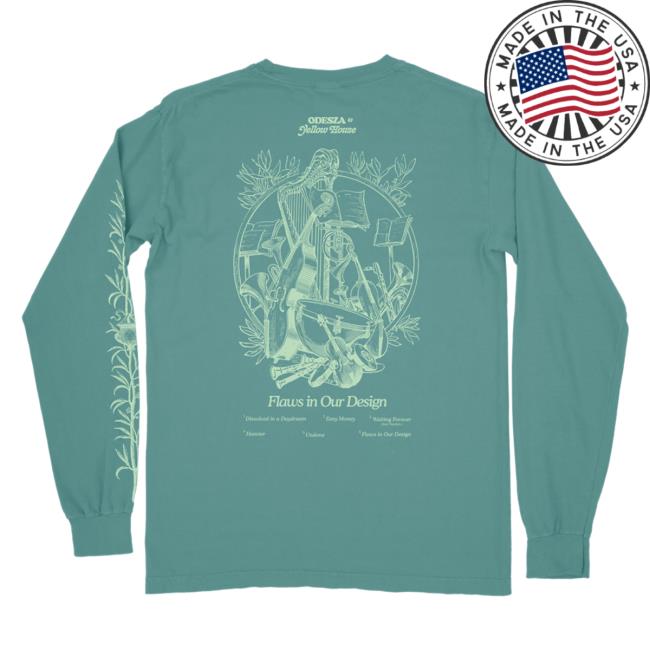 Odesza Merch Flaws In Our Design Sweatshirt Flaws In Our Design Longsleeve