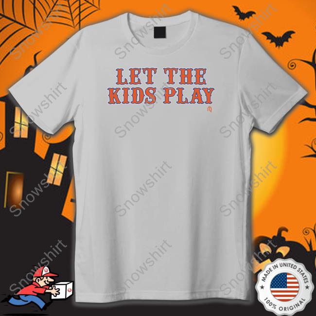 Official Athlete Logos Merch Let The Kids Play Tee Shirt