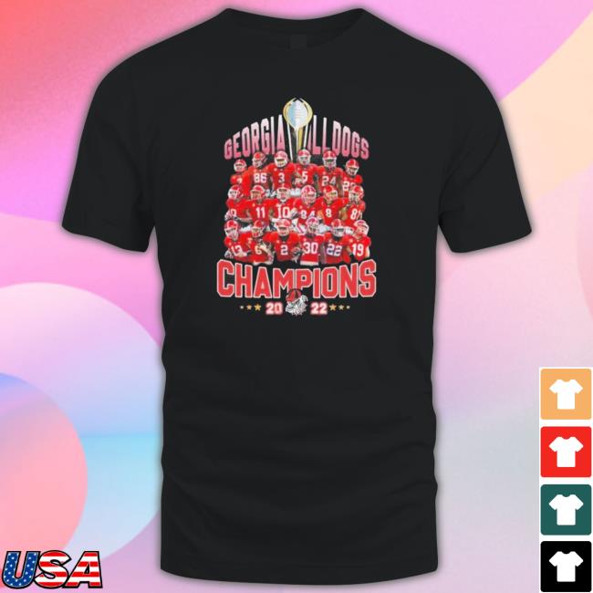 Georgia Bulldogs Champions 2022 Team Players Classic Shirt