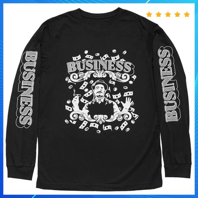 Dead Meat Merch Dead Meat Business Long Sleeve T Shirt