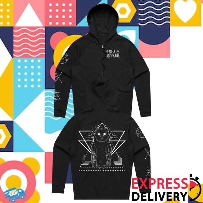 Beats Antique - Owl - Zip Up Hooded Sweatshirt KT8 Merch Shop