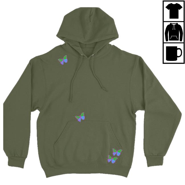 Earth is Hard Olive Green Hoodie 2023