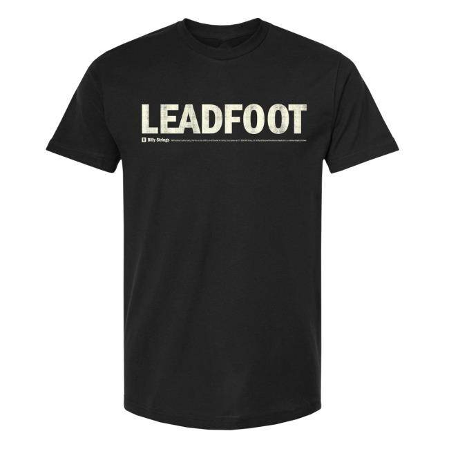 Bumper Sticker Short Sleeve Tee - Leadfoot (Logan Fox) – Billy Strings