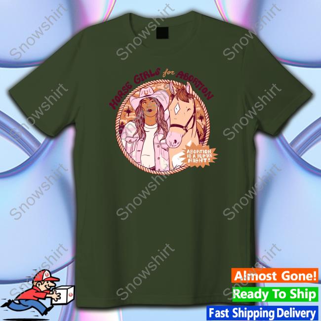 Horse Girls For Abortion Abortion Is A Human Right Crewneck Sweatshirt