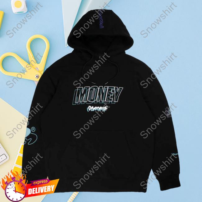 Official Money Clothing Woodland Camo Fill Sweater Black