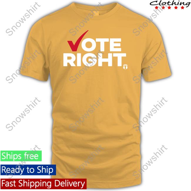 The Officer Tatum Vote Right Long Sleeve Tee The Officer Tatum Vote Right T-Shirt