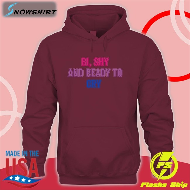 Secretkiwis Guiltipanda Bi Shy And Ready To Cry T Shirt Bi Shy And Ready To Cry Short Sleeve Unisex Shirt