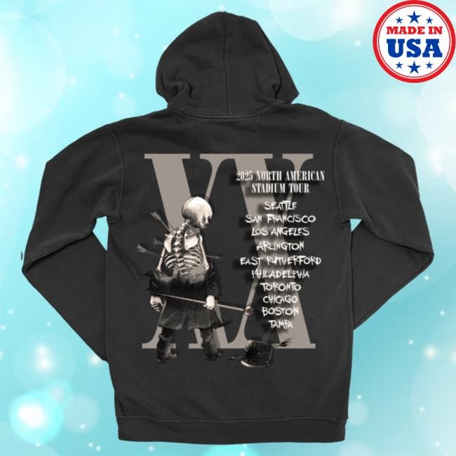 Authentic My Chemical Romance The Black Parade Tour Zip Hoodie