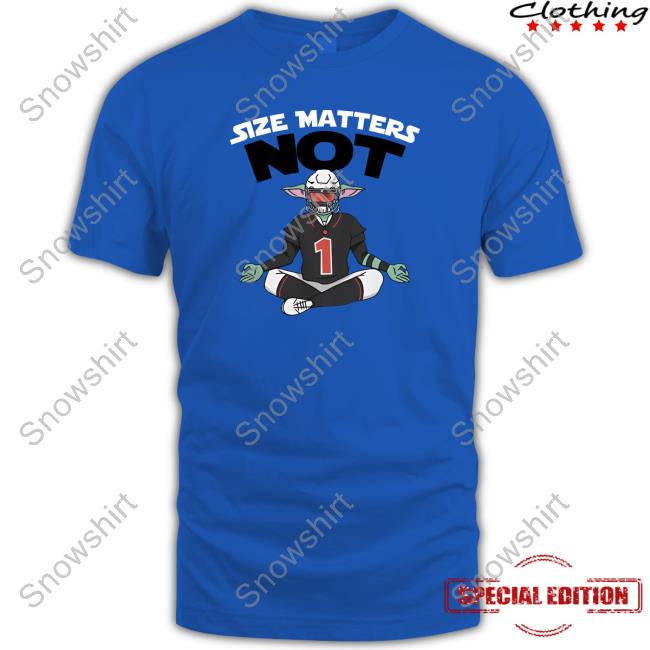 Tfg Size Matters Not Long Sleeve Tee That Franchise Guy Tfg Size Matters Not T-Shirt