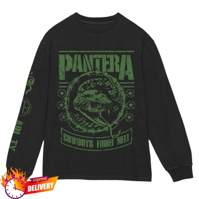 Cowboys From Hell Snake Tee Pantera Store