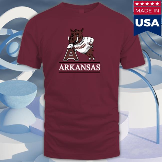 Men’s arKansas razorbacks red fineline TShirts