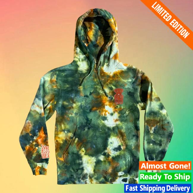 Official Mr Eatwell Clothing Fredible Ii Pullover Hoodie In Canna-Flage Ice Tie DyeMreatwell