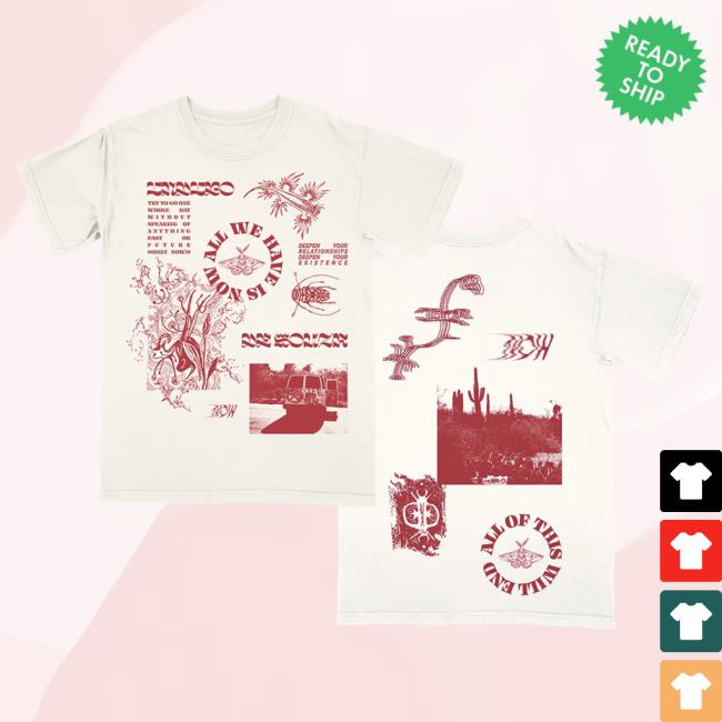 Official Hello Merch Store Indigo De Souza Now Ivory Tshirt Hellomerch