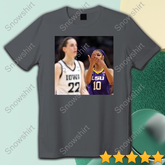 Official Angel Reese Taunts Caitlin Clark You Can't See Me Shirts Angel Reese Taunts Caitlin Clark You Can't See Me Shirts Espn