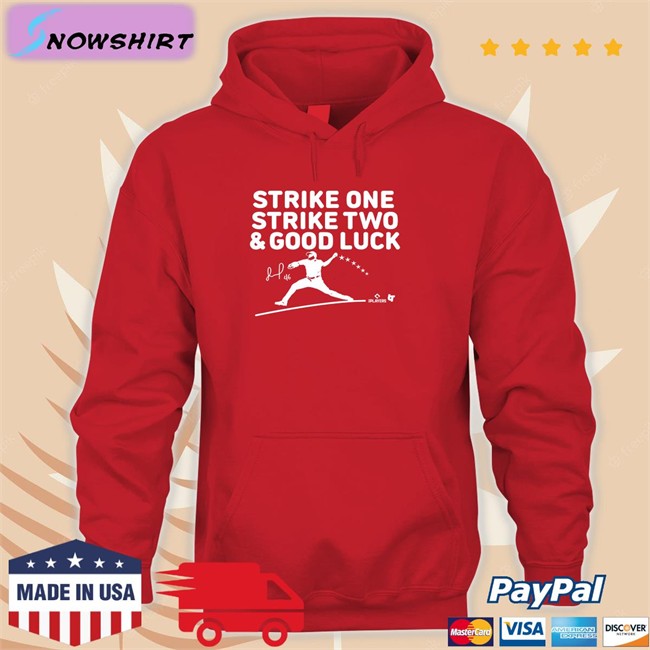 Breakingt Merch Jose Alvarado Strike One Strike Two & Good Luck Hooded Sweatshirt Alex Coffey